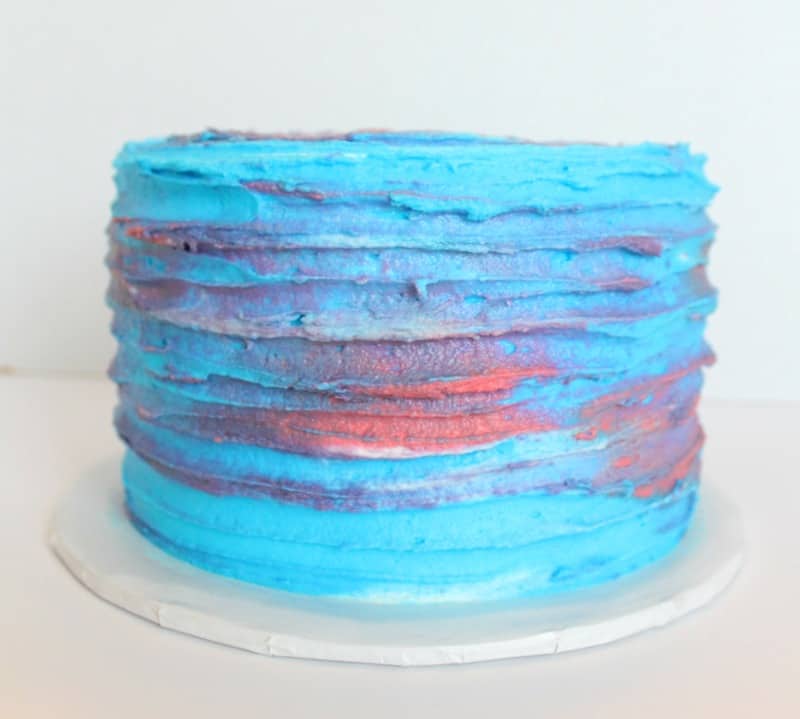 Watercolor Cake Sides