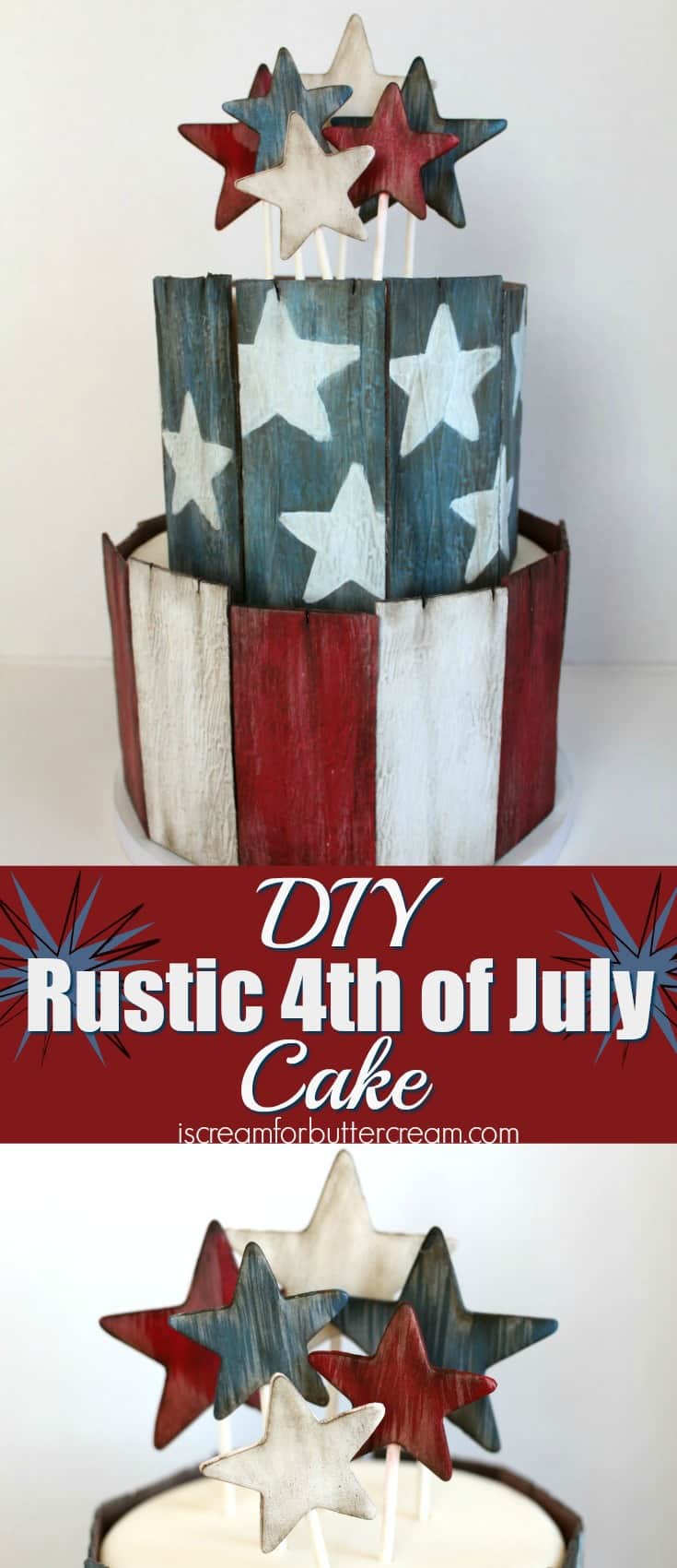 DIY 4th of July Cake