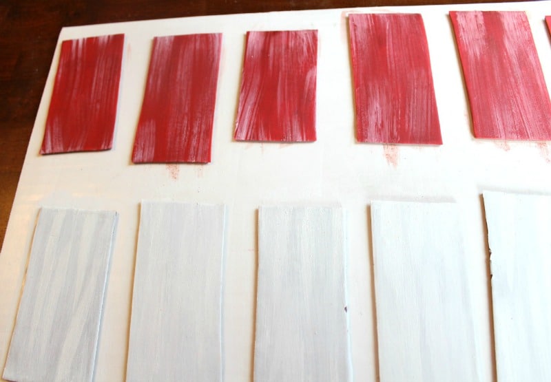 Coloring the wooden planks